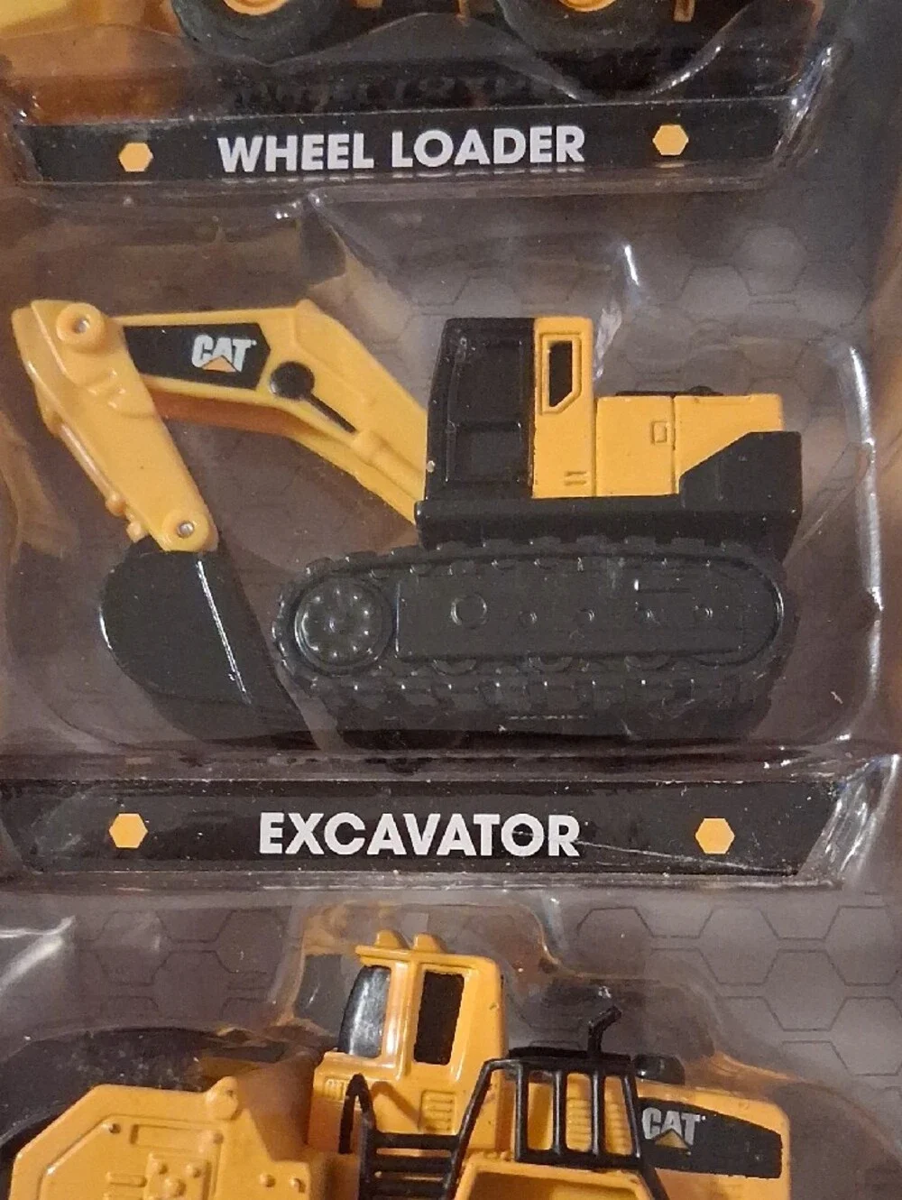 CAT Caterpillar NIB Diecast Metal Construction Vehicles 3-Pack Set